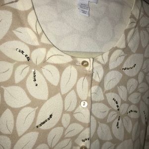 Charter Club Petite XLP Button Down Sweater